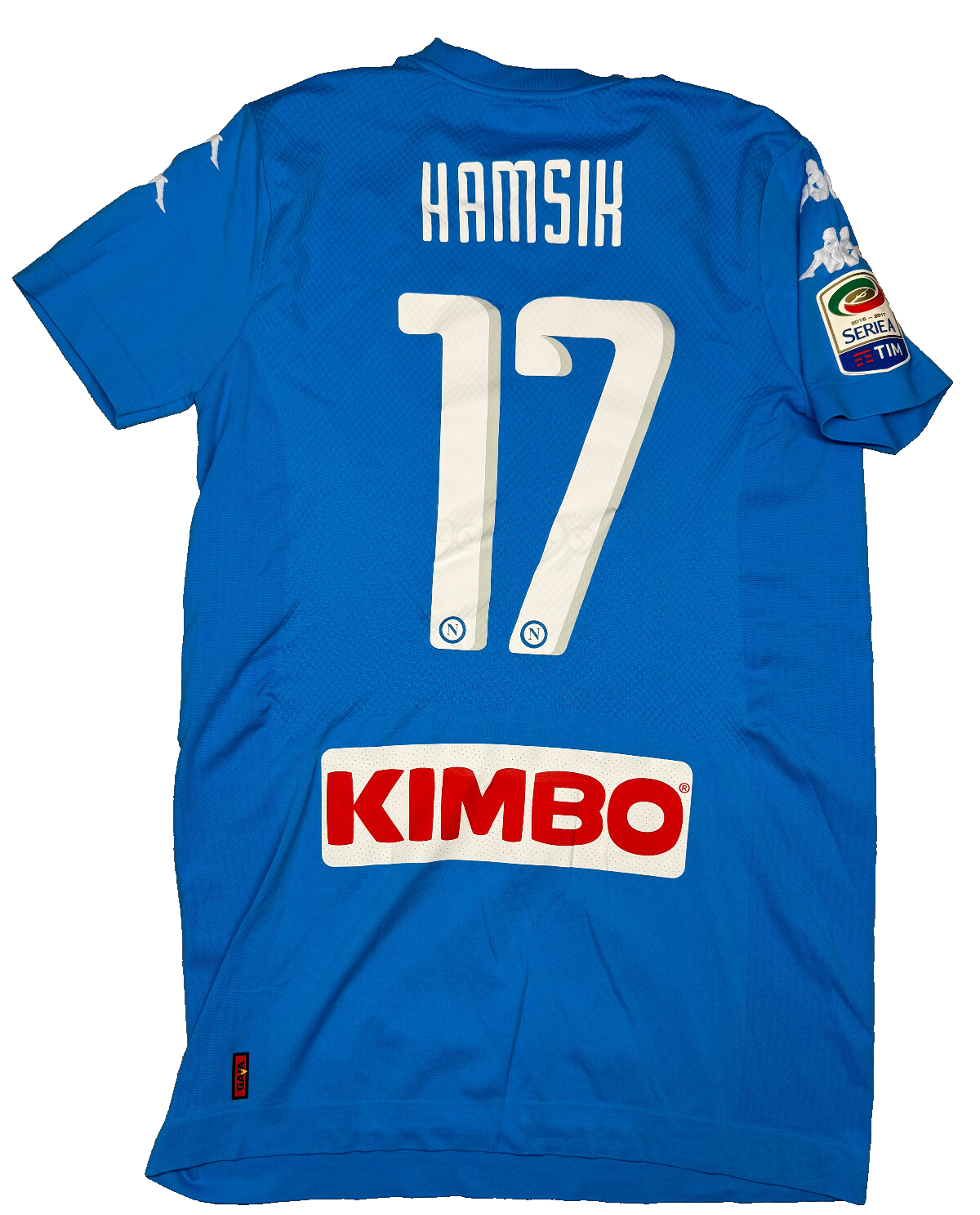 maglia calcio vintage Napoli Kappa Hamsik Serie A Kombat M/L Kimbo LETE