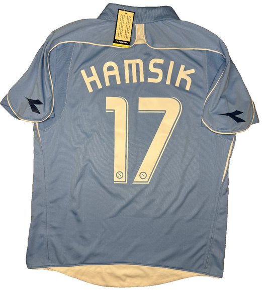 maglia calcio Napoli Hamsik 2007 2008 Home Jersey Diadora XL Lete LETE *NUOVA*