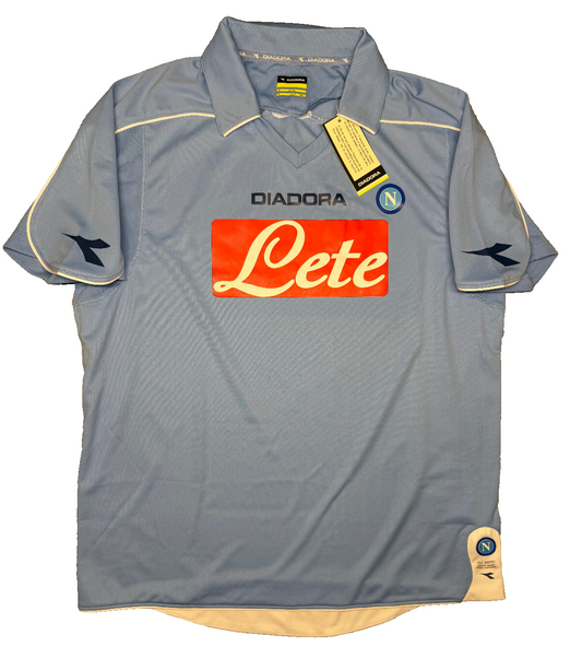 maglia calcio Napoli Hamsik 2007 2008 Home Jersey Diadora XL Lete LETE *NUOVA*