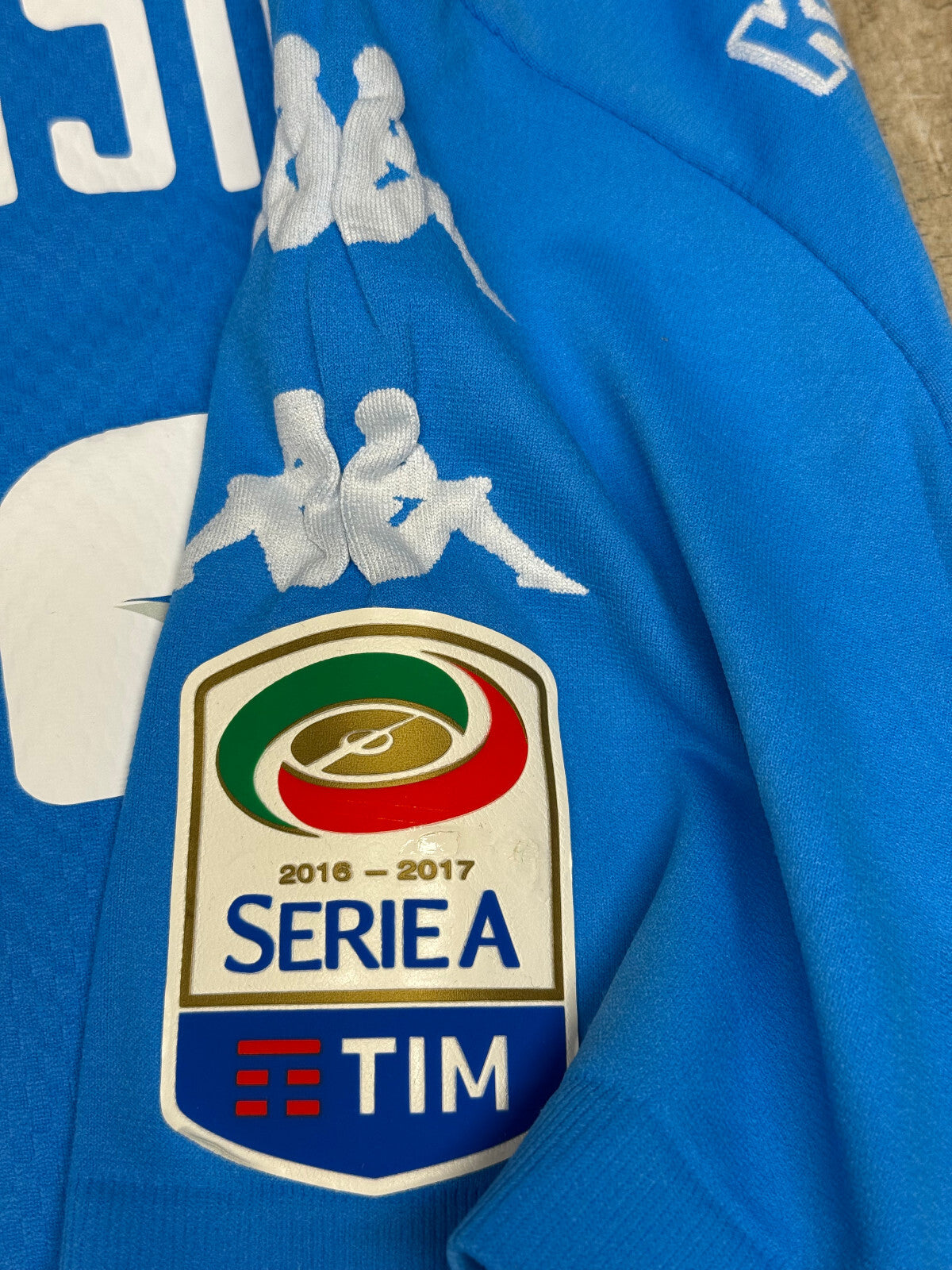 maglia calcio vintage Napoli Kappa Hamsik Serie A Kombat M/L Kimbo LETE