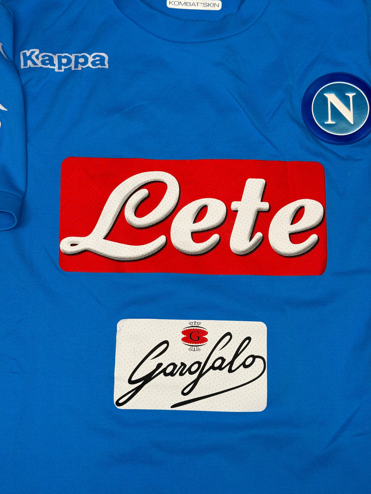 maglia calcio vintage Napoli Kappa Hamsik Serie A Kombat M/L Kimbo LETE