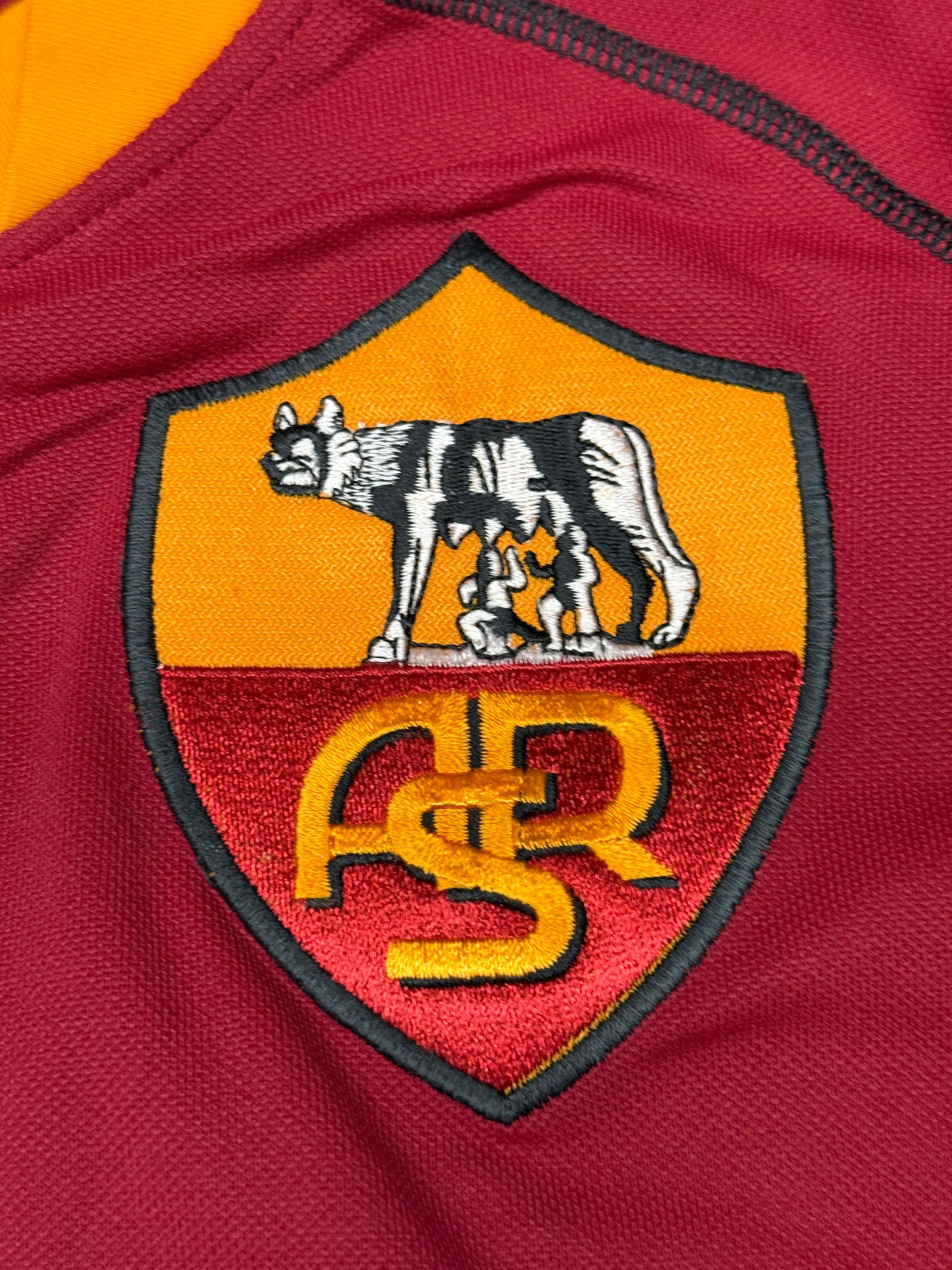 maglia calcio vintage Roma DE ROSSI debut 2002 2003 Serie A shirt jersey Mazda L
