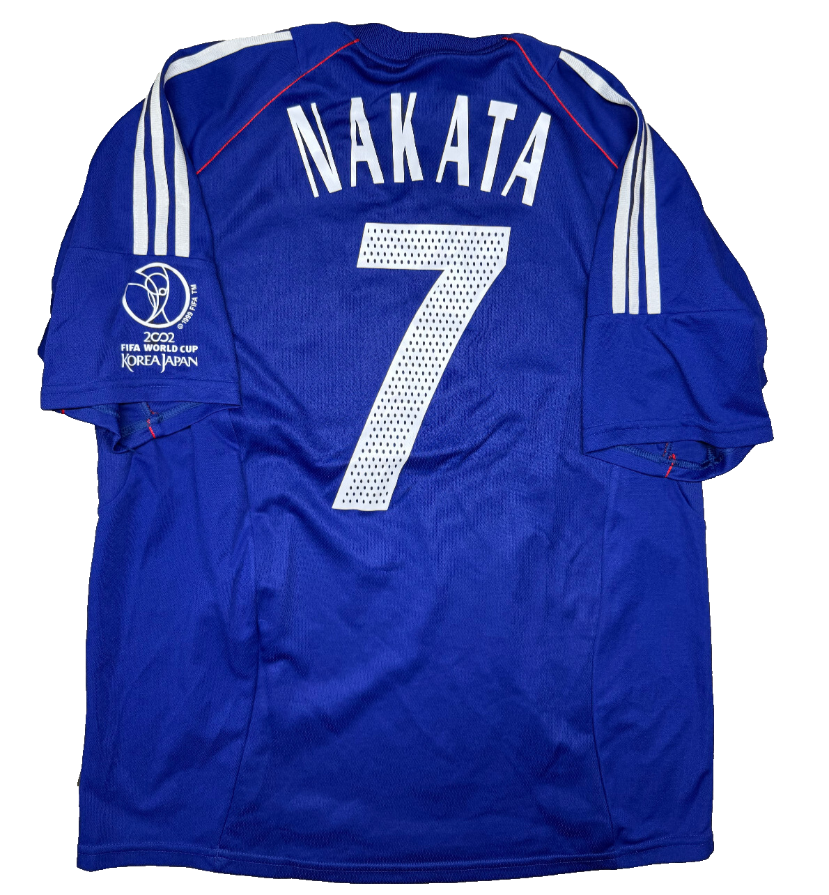 maglia calcio vintage Adidas Japan 2002 World Cup vs RUSSIA NAKATA home