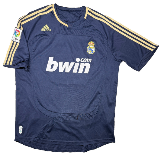 maglia calcio vintage camiseta Real Madrid Van Nistelrooy Adidas 2007 2008 bwin