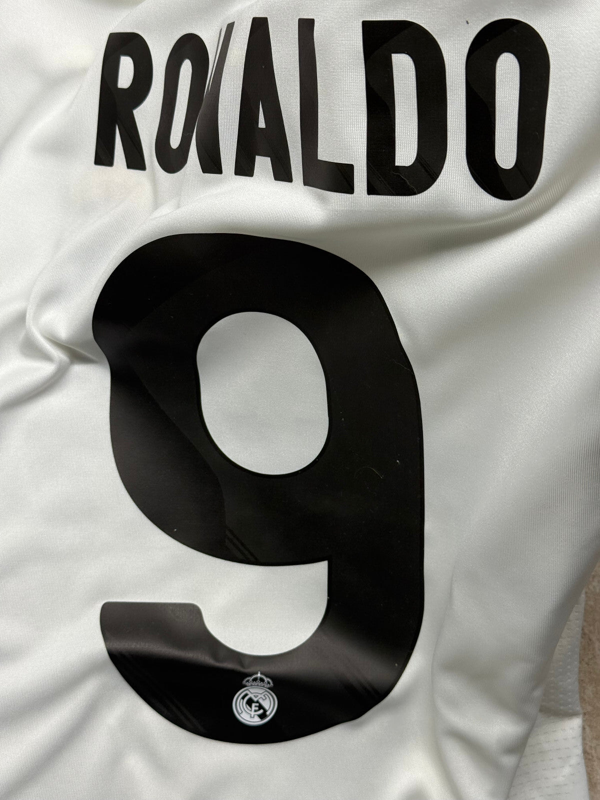 maglia calcio vintage camiseta Real Madrid RONALDO Adidas Bwin 2009 2010
