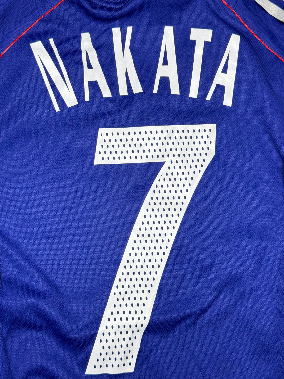 maglia calcio vintage Adidas Japan 2002 World Cup vs RUSSIA NAKATA home