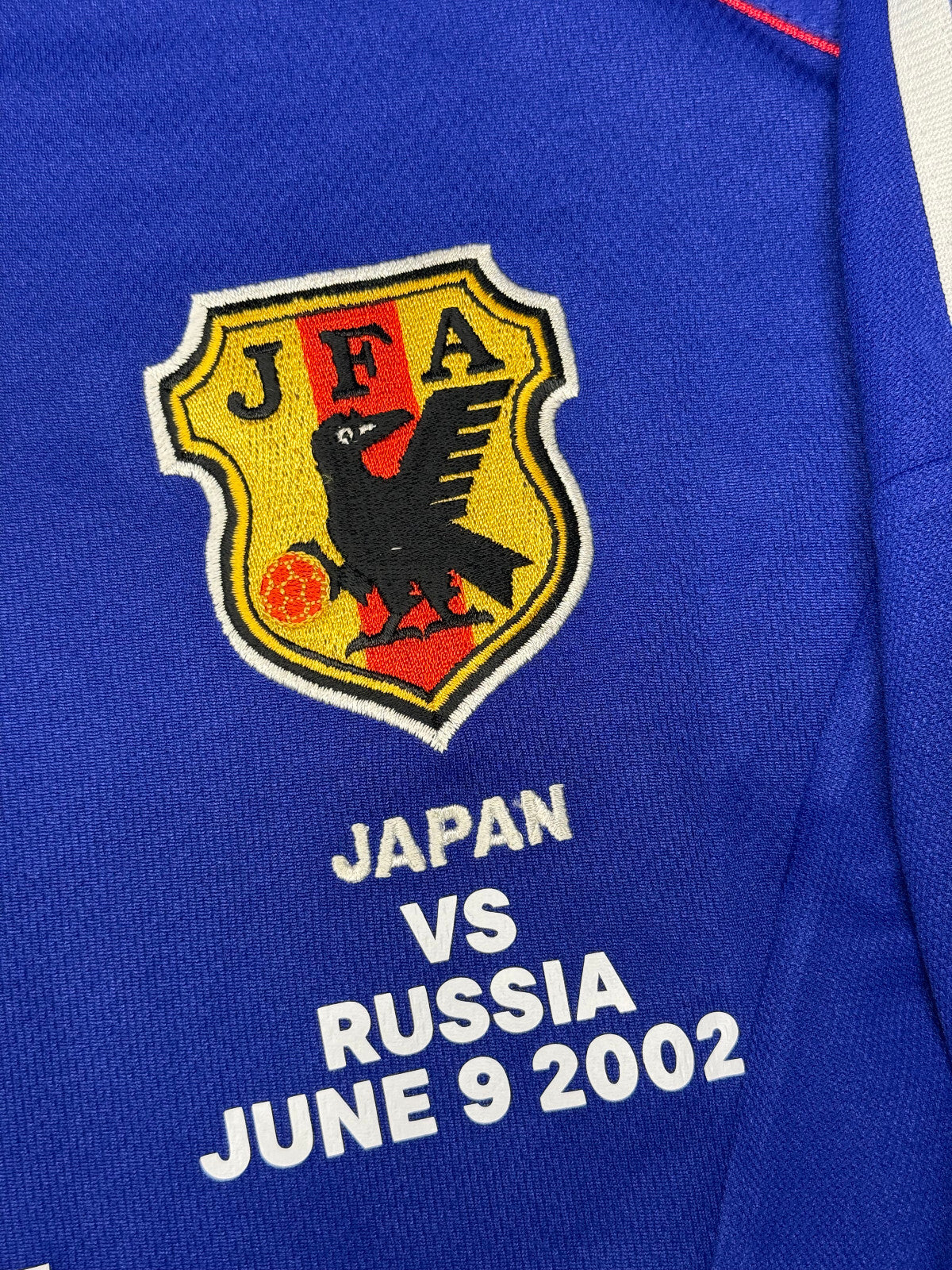 maglia calcio vintage Adidas Japan 2002 World Cup vs RUSSIA NAKATA home