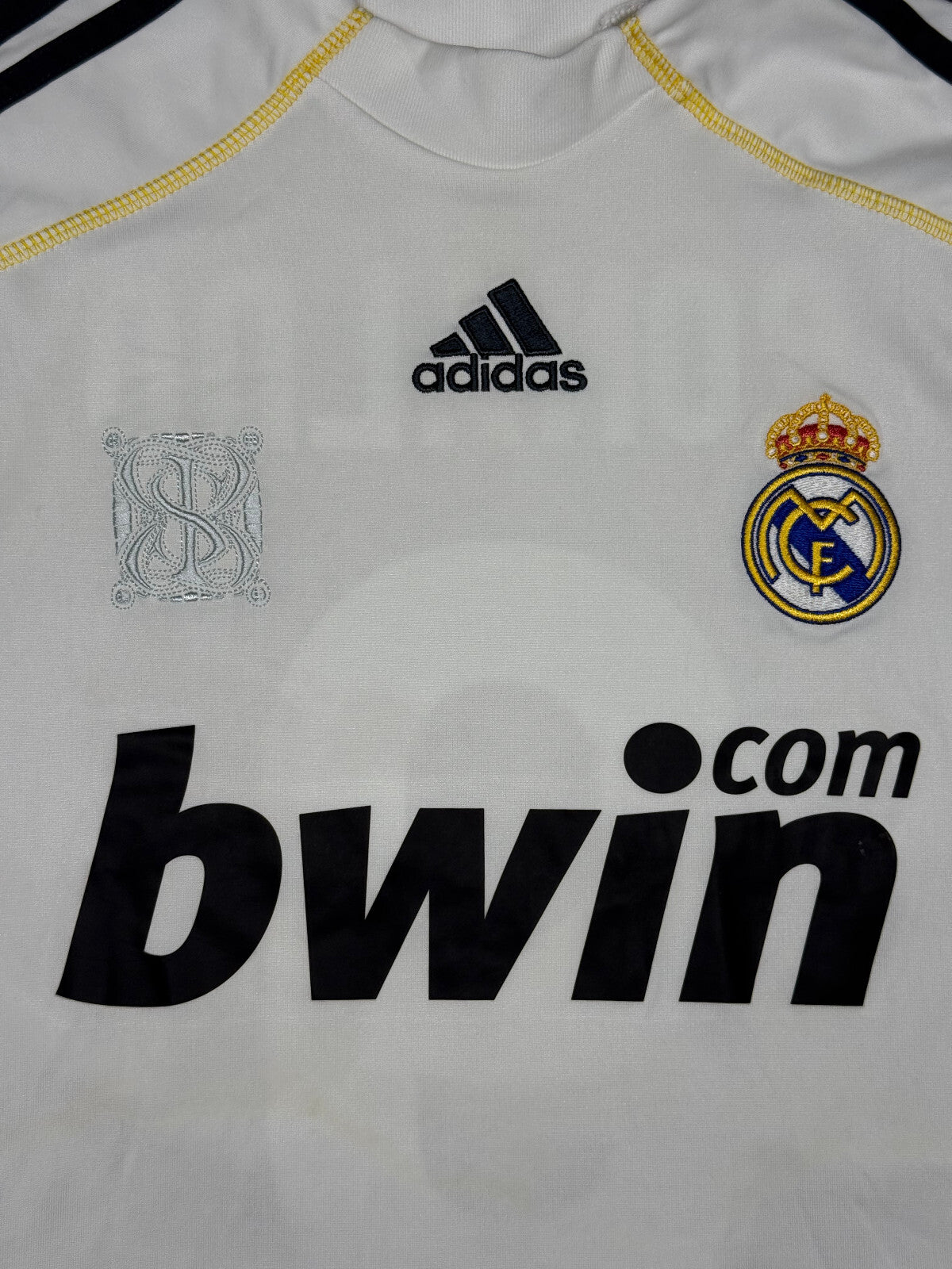 maglia calcio vintage camiseta Real Madrid RONALDO Adidas Bwin 2009 2010