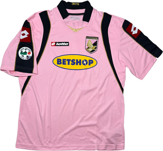 maglia calcio vintage Palermo CAVANI 2009 2010 Lotto Betshop XL home
