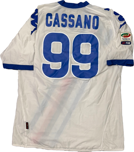 maglia calcio vintage Sampdoria CASSANO player issue 2010 2011 XL Kappa ERG