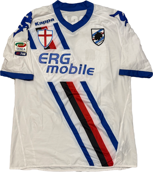 maglia calcio vintage Sampdoria CASSANO player issue 2010 2011 XL Kappa ERG