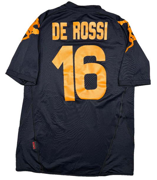 Maglia calcio Roma De Rossi Kappa 2007 2008 Wind Serie A L Kombat Third