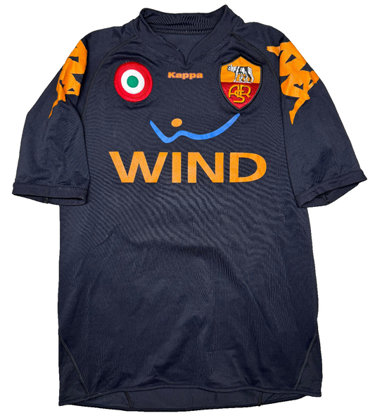 Maglia calcio Roma De Rossi Kappa 2007 2008 Wind Serie A L Kombat Third
