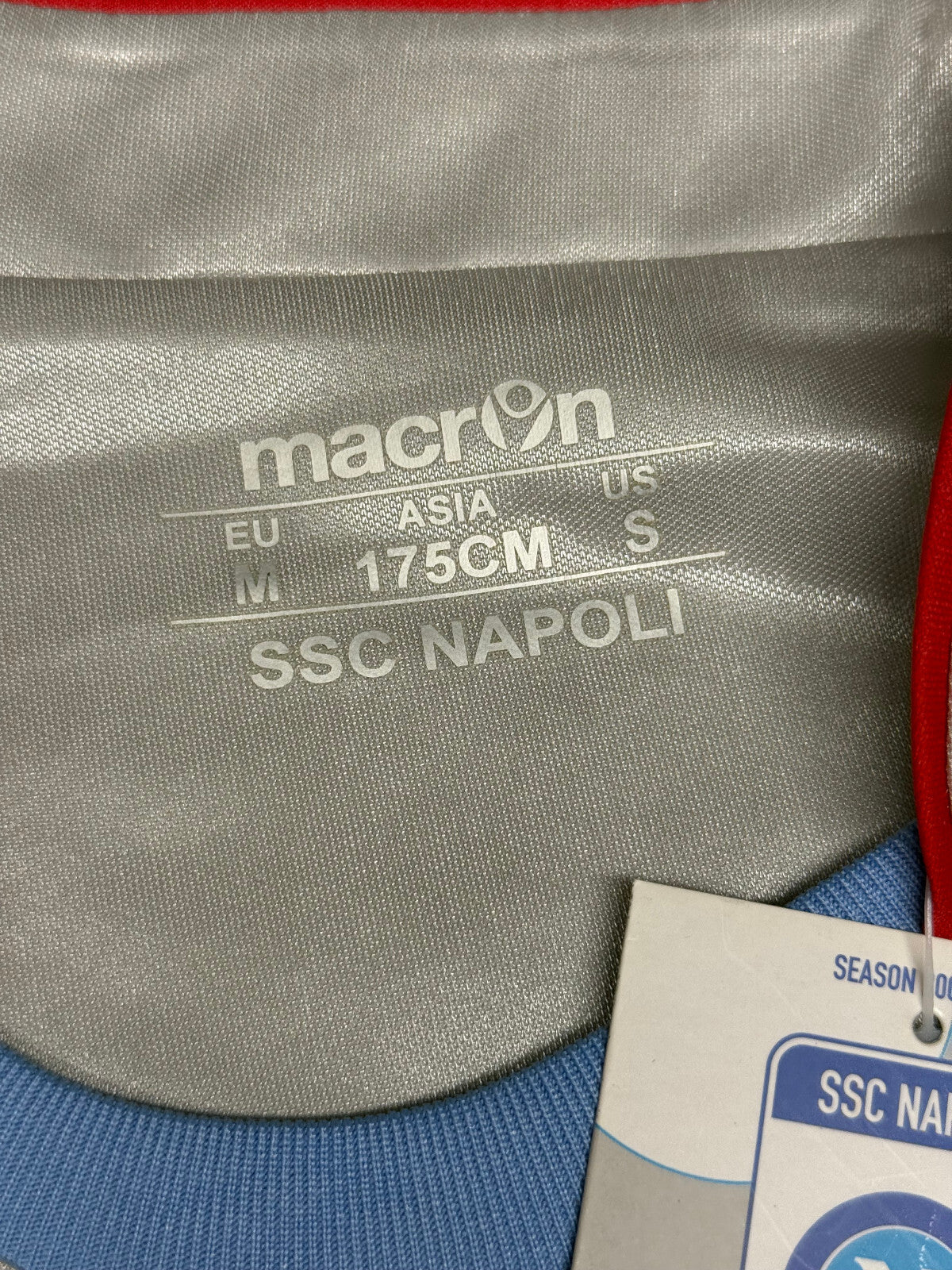 maglia calcio vintage Napoli QUAGLIARELLA 2009 2010 shirt Jersey Macron M Lete