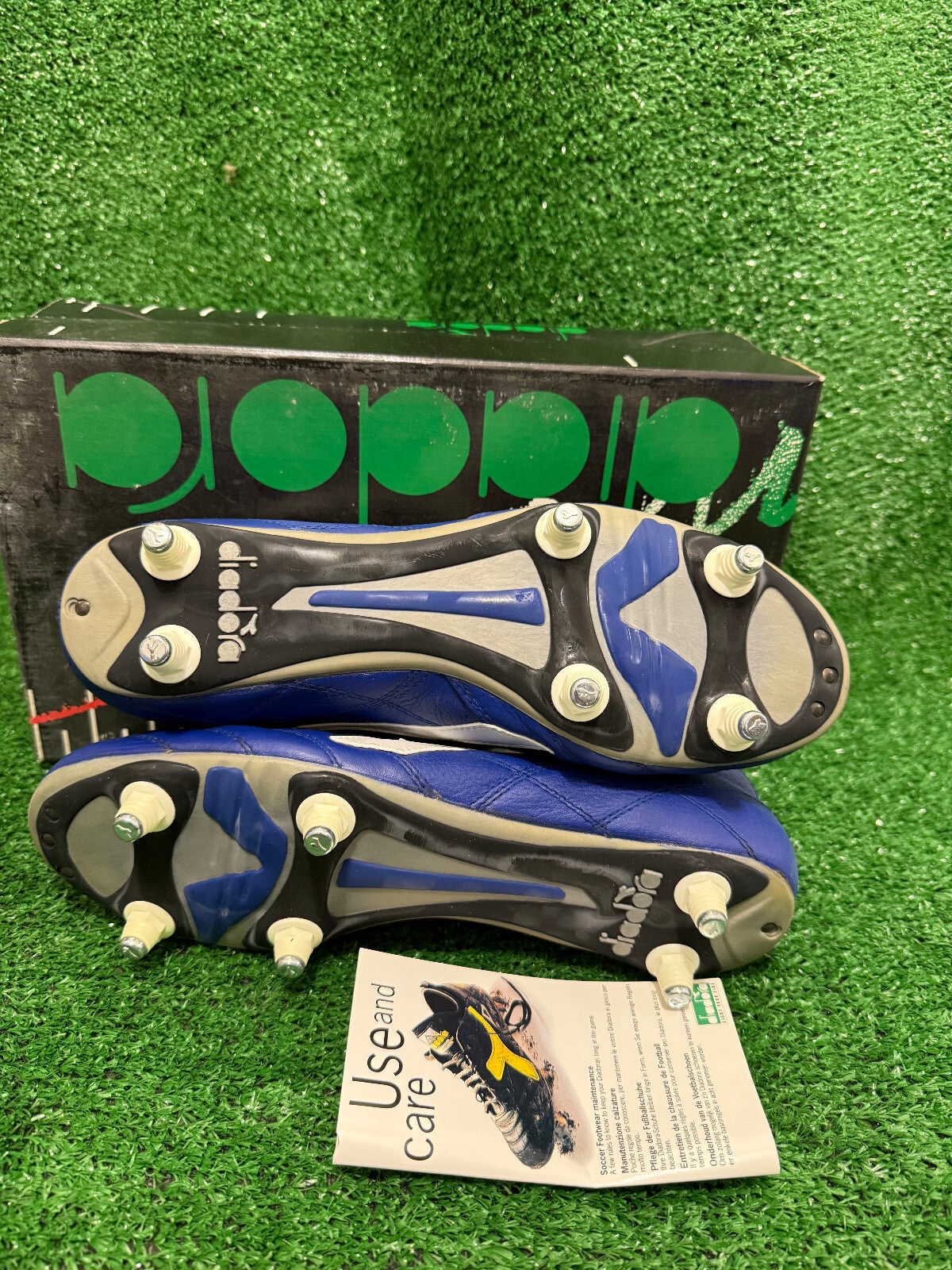 vintage diadora vintage BRASIL football shoes GEORGE WEAH Milan 1995 PRO 42,5