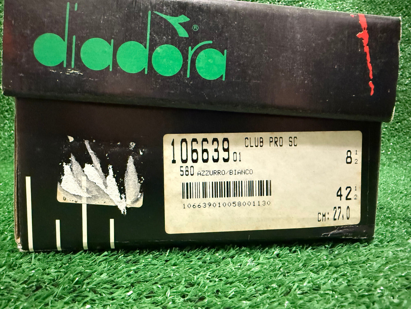 vintage diadora vintage BRASIL football shoes GEORGE WEAH Milan 1995 PRO 42,5