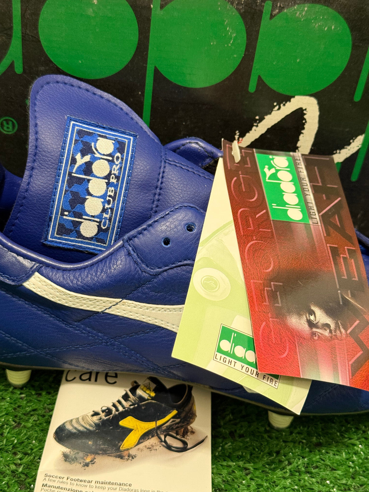 vintage diadora vintage BRASIL football shoes GEORGE WEAH Milan 1995 PRO 42,5