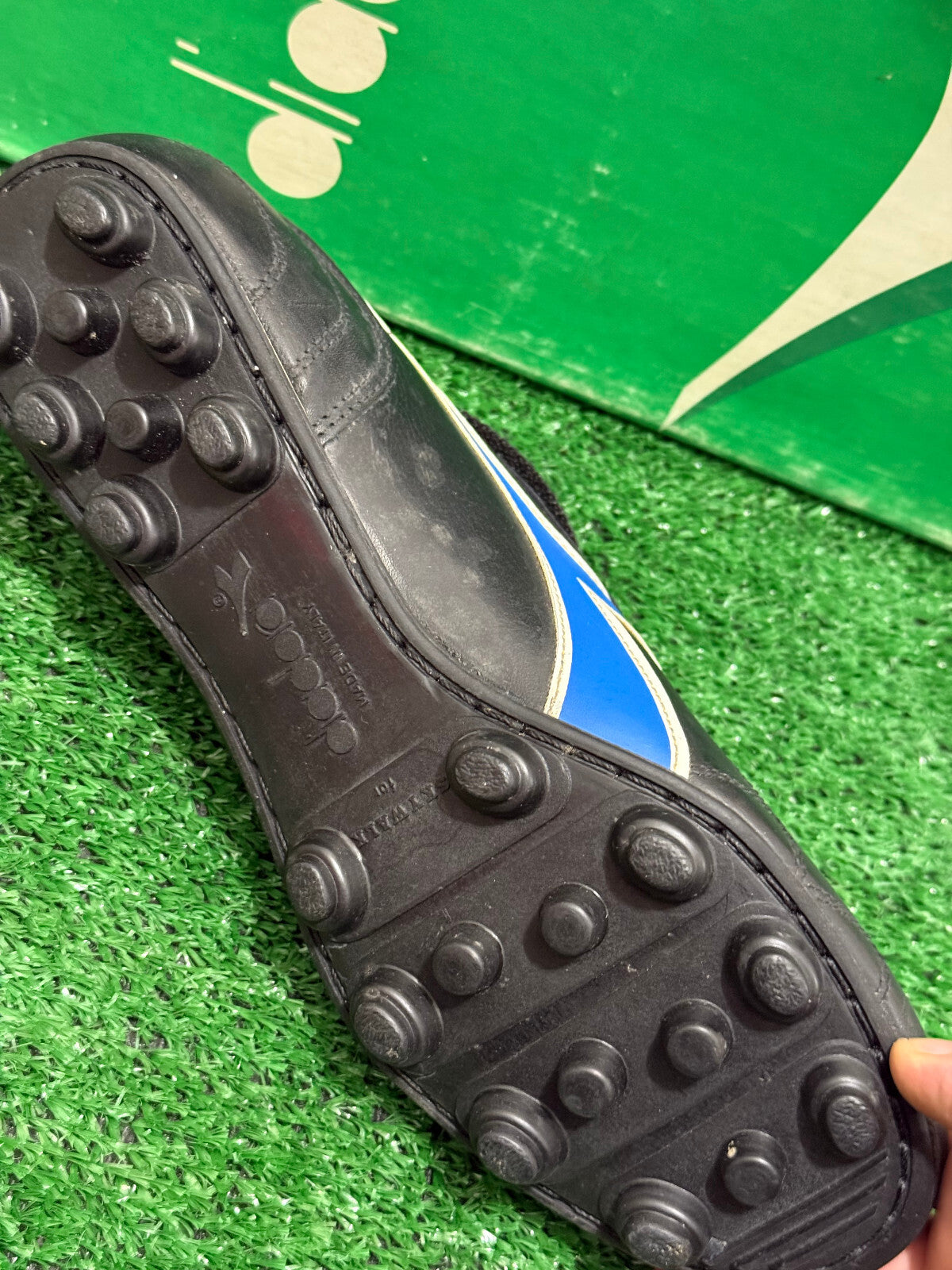 scarpe calcio vintage football boots DIADORA MONDIALE 1986 FIGC
