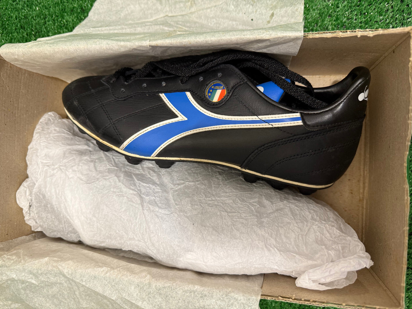 scarpe calcio vintage football boots DIADORA MONDIALE 1986 FIGC