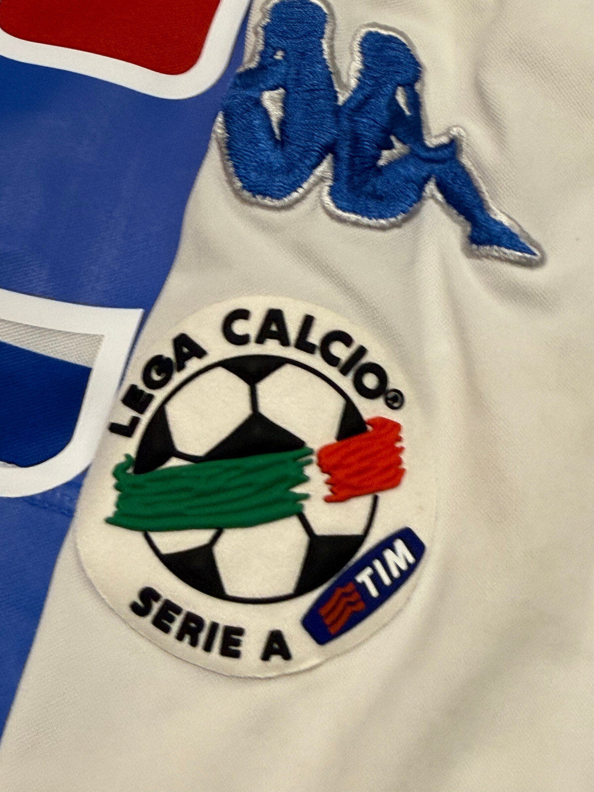 maglia calcio vintage Sampdoria CASSANO player issue 2009 2010 L Kappa ERG