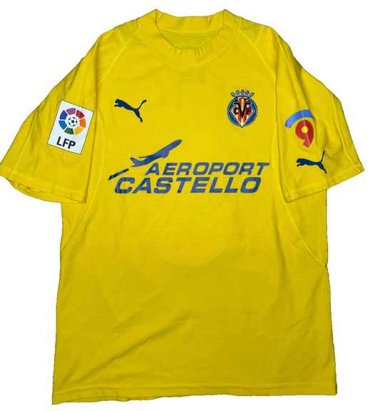 maglia calcio vintage Riquelme VILLARREAL PUMA Aeroport Castello 2005 2006 ROMAN