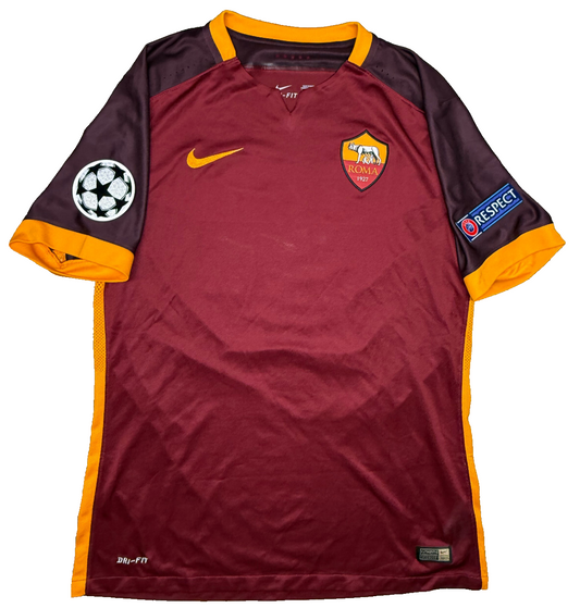 maglia calcio vintage AS Roma TOTTI Nike 2015 2016 Uefa UCL PRO VERSION VAPOR L