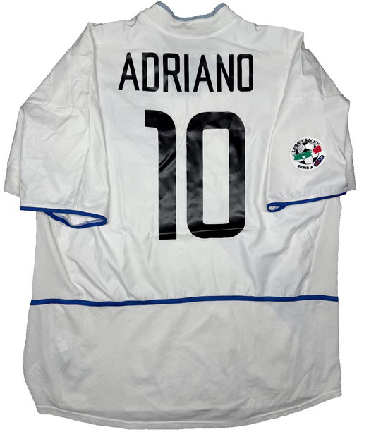 Maglia calcio vintage Inter Adriano Pirelli Nike 2003 2004 Serie A shirt jersey