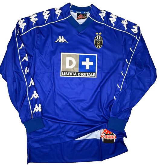 maglia calcio juventus vintage DEL PIERO Kappa 1999 2000 M away Serie A D+ *NEW*