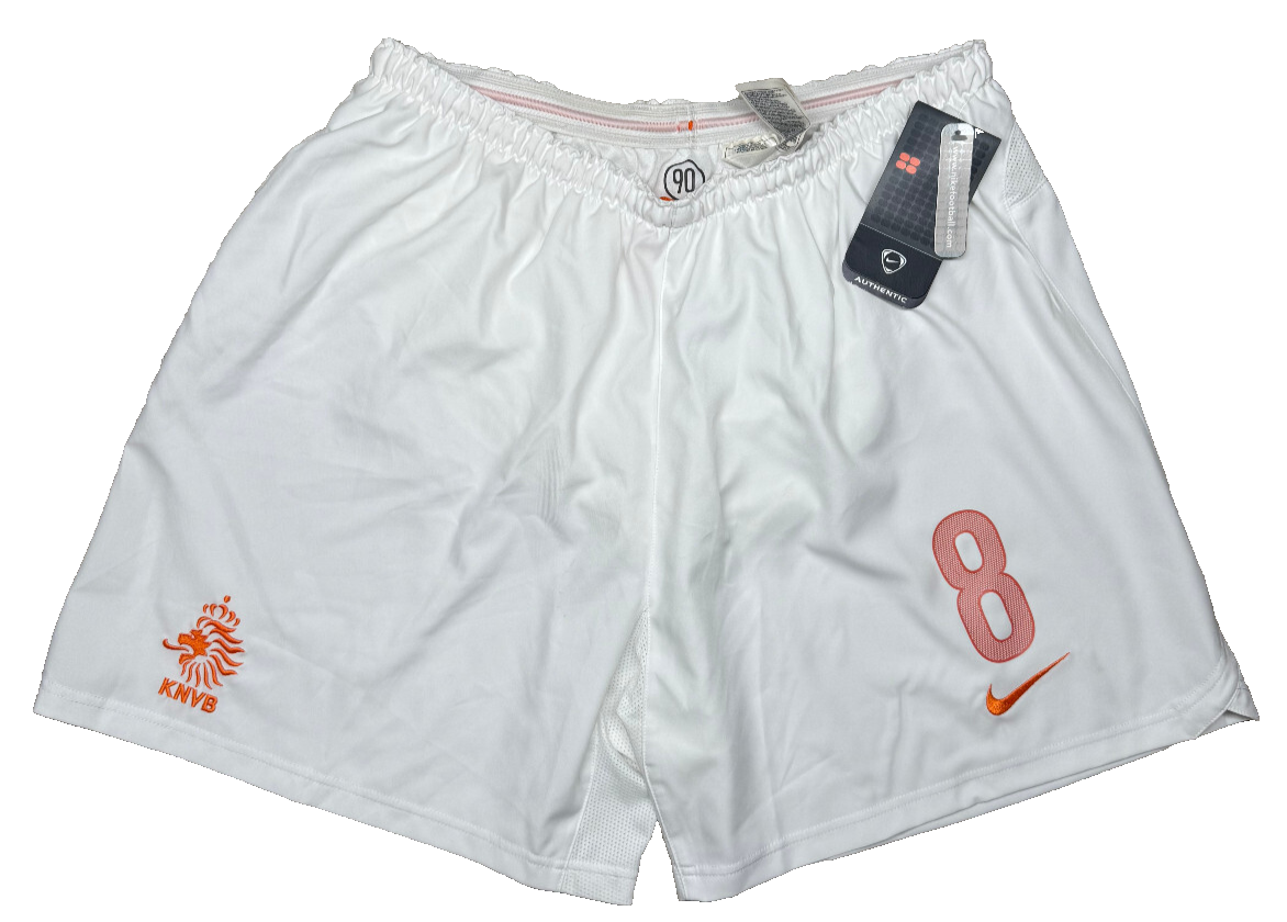 pantaloncini shorts Holland Netherlands EURO 2004 DAVIDS #8 NIKE XL *NEW*