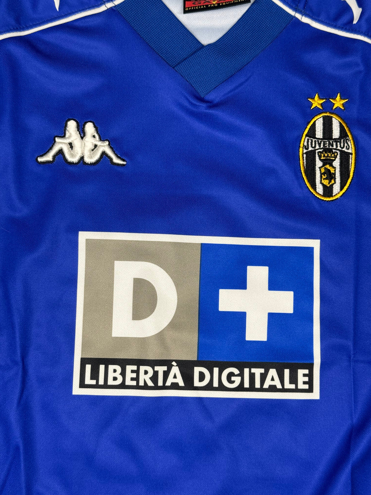 maglia calcio juventus vintage DEL PIERO Kappa 1999 2000 M away Serie A D+ *NEW*