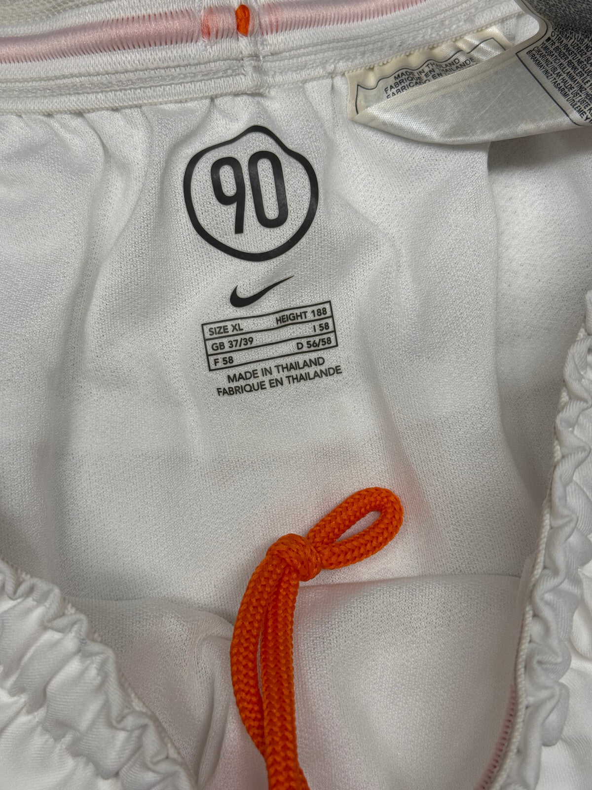 pantaloncini shorts Holland Netherlands EURO 2004 DAVIDS #8 NIKE XL *NEW*