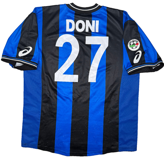 maglia calcio Atalanta DONI 2002 2003 Promatech vintage home Asics SERIE A XL