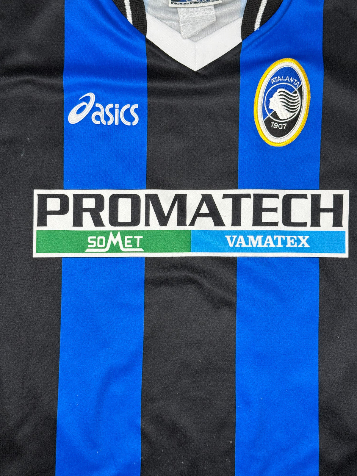 maglia calcio Atalanta DONI 2002 2003 Promatech vintage home Asics SERIE A XL