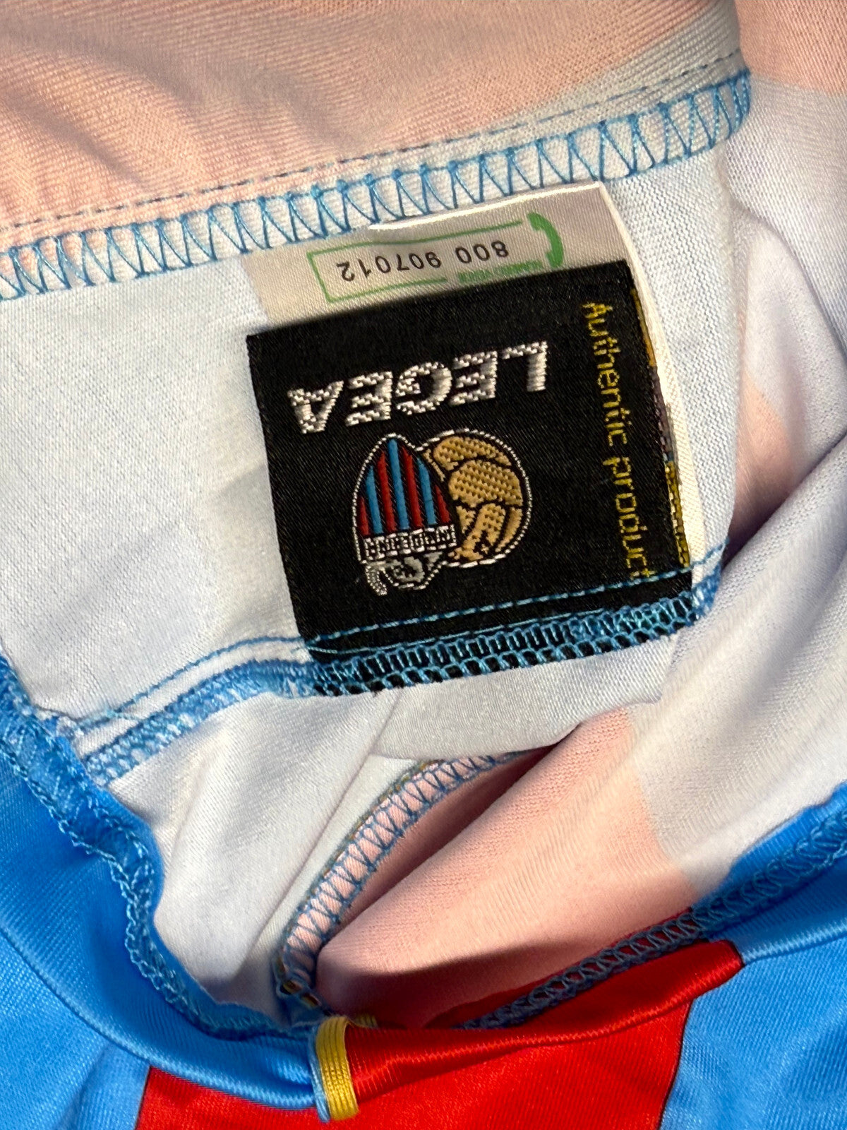 maglia calcio vintage CATANIA MASCARA Legea 2007 2008 Serie A Home XL *NUOVA*