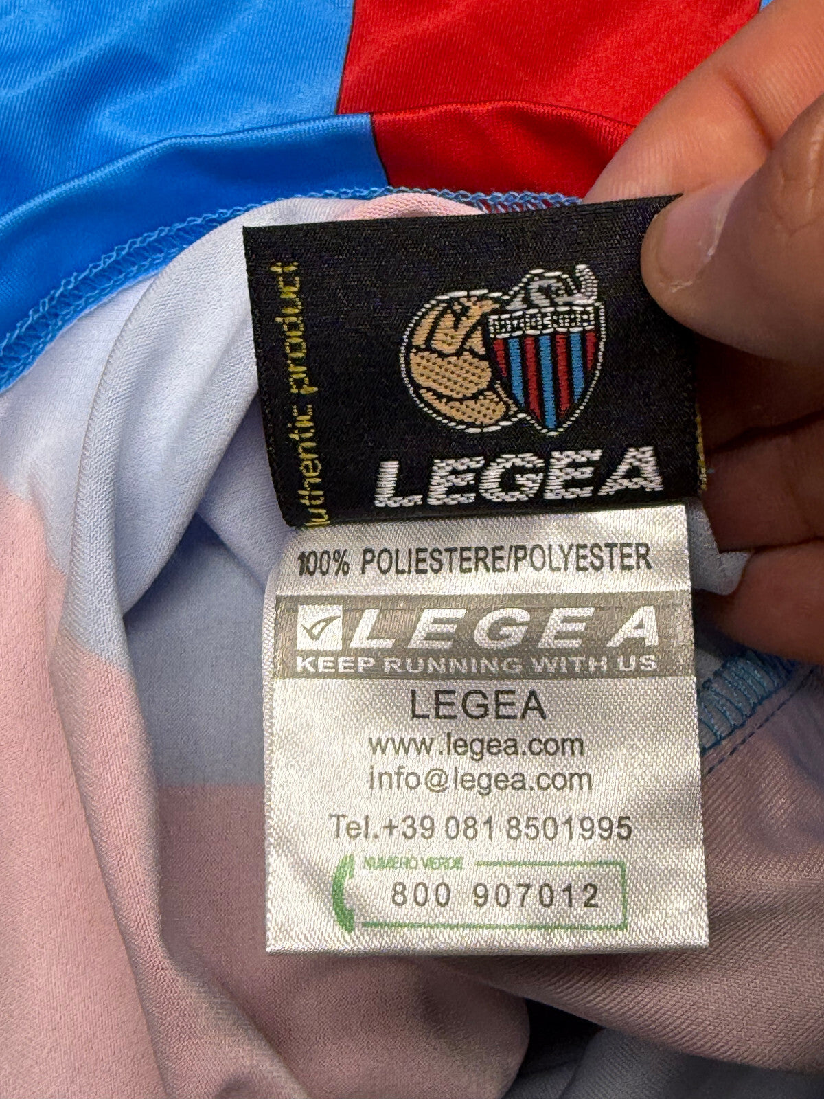 maglia calcio vintage CATANIA MASCARA Legea 2007 2008 Serie A Home XL *NUOVA*