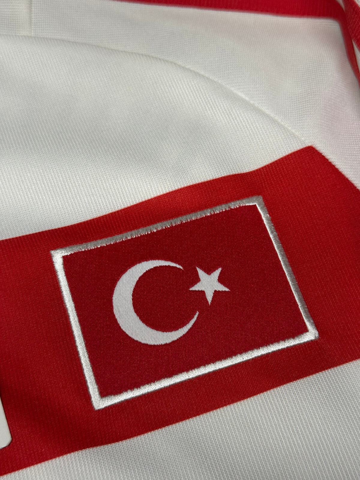 maglia calcio vintage Turchia Adidas Turkey Yildiray Basturk Japan WC 2002 *NEW*