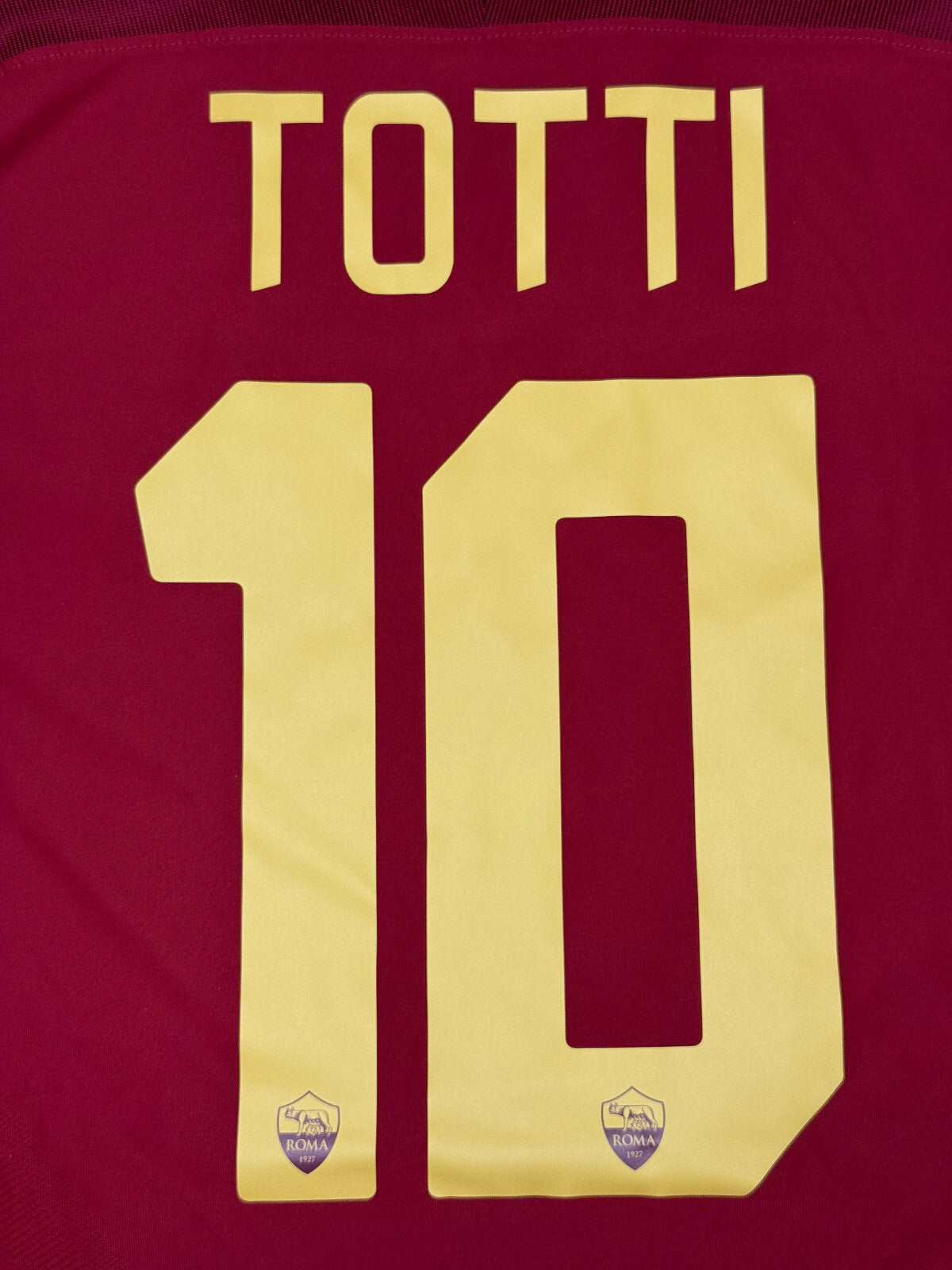 Maglia roma TOTTI NIKE last game 2017 Authentic VAPOR XL serie A limited edition