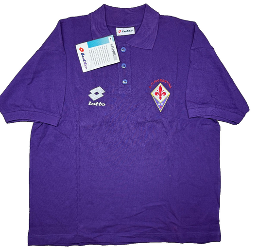 maglia calcio vintage fiorentina Polo Batistuta 1991 1992 Lotto Giocheria NUOVA