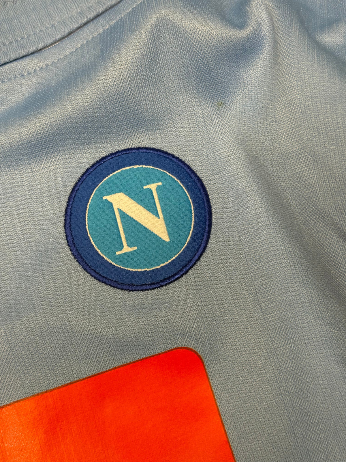 maglia calcio vintage Napoli Cavani home 2009 2010 shirt Jersey Macron XL Lete