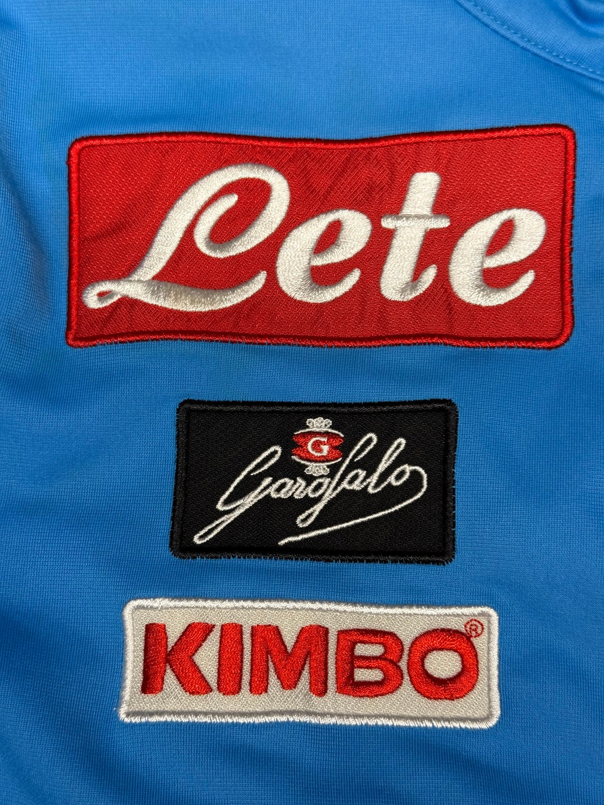 felpa Calcio vintage Napoli 2016-17 Insigne Lete Kappa S player gara Kimbo
