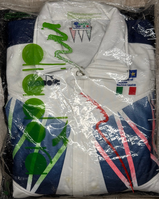 tuta giacca Italia 1994 World Cup felpa Diadora Baggio IP tracksuit completa L