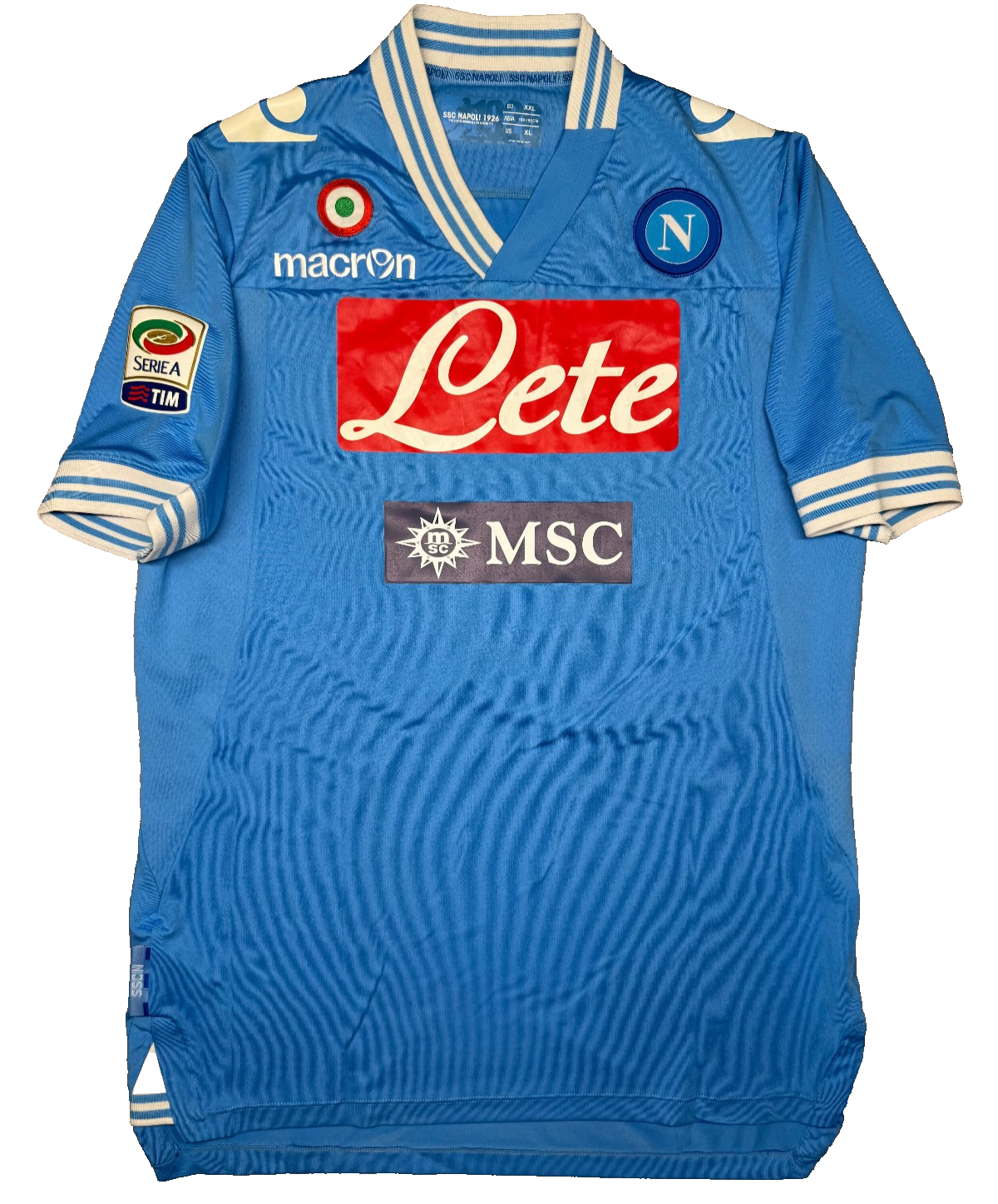 maglia calcio vintage Napoli HAMSIK home 2012 2013 shirt Jersey Macron XXL Lete