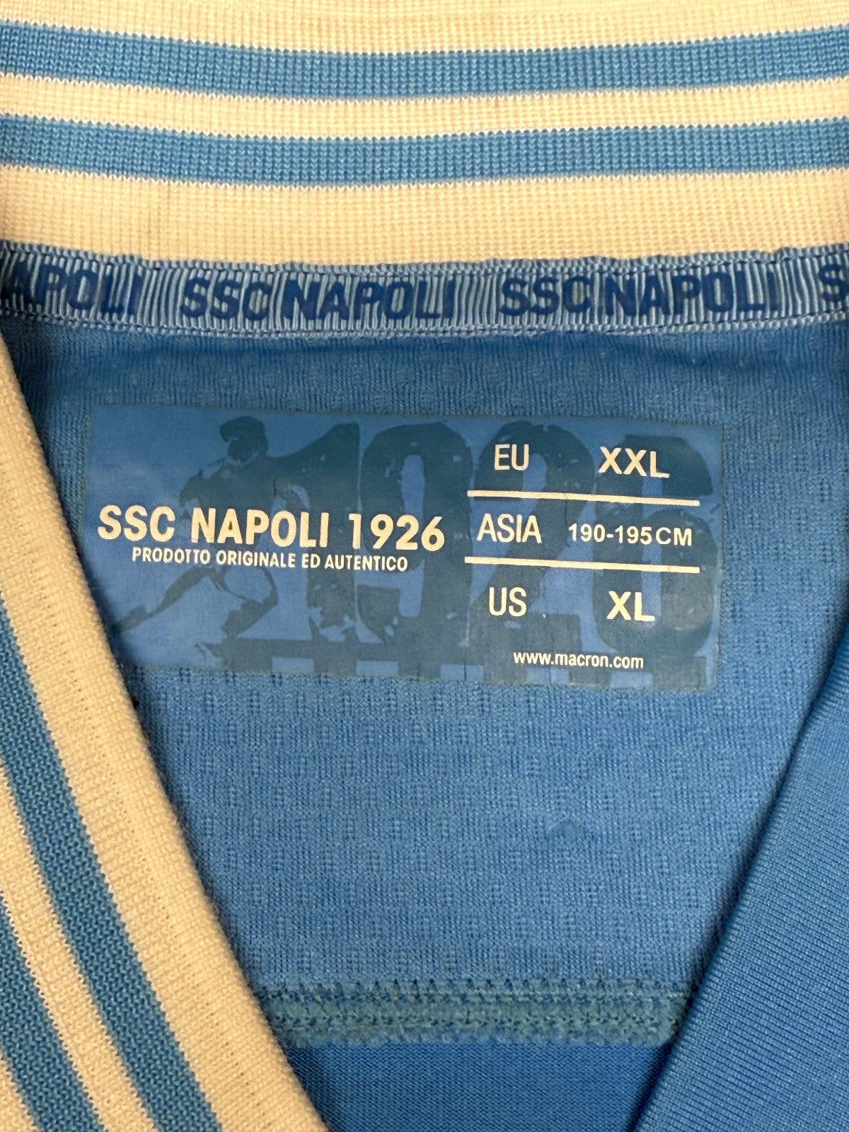 maglia calcio vintage Napoli HAMSIK home 2012 2013 shirt Jersey Macron XXL Lete