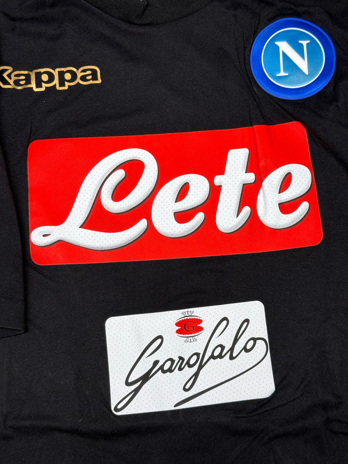 Maglia Calcio vintage Napoli 2016-17 Hamsik Lete Serie A Kappa L/XL gara Kimbo