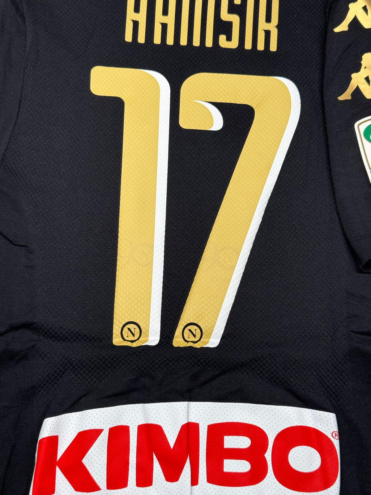 Maglia Calcio vintage Napoli 2016-17 Hamsik Lete Serie A Kappa L/XL gara Kimbo