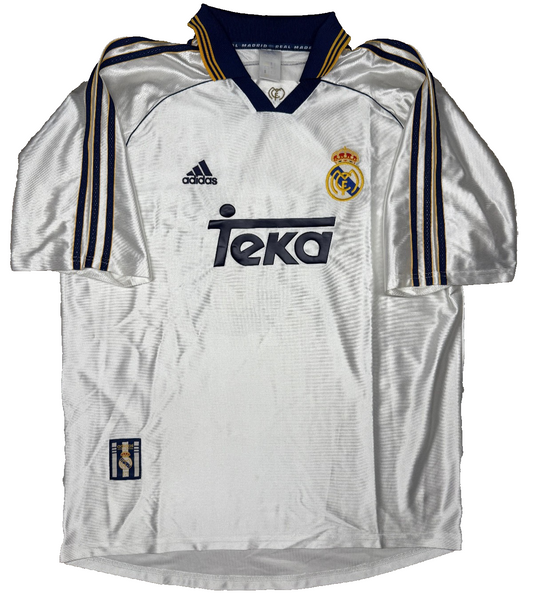 maglia calcio Real Madrid vintage Seedorf #10 Teka camiseta 1998 1999 Adidas