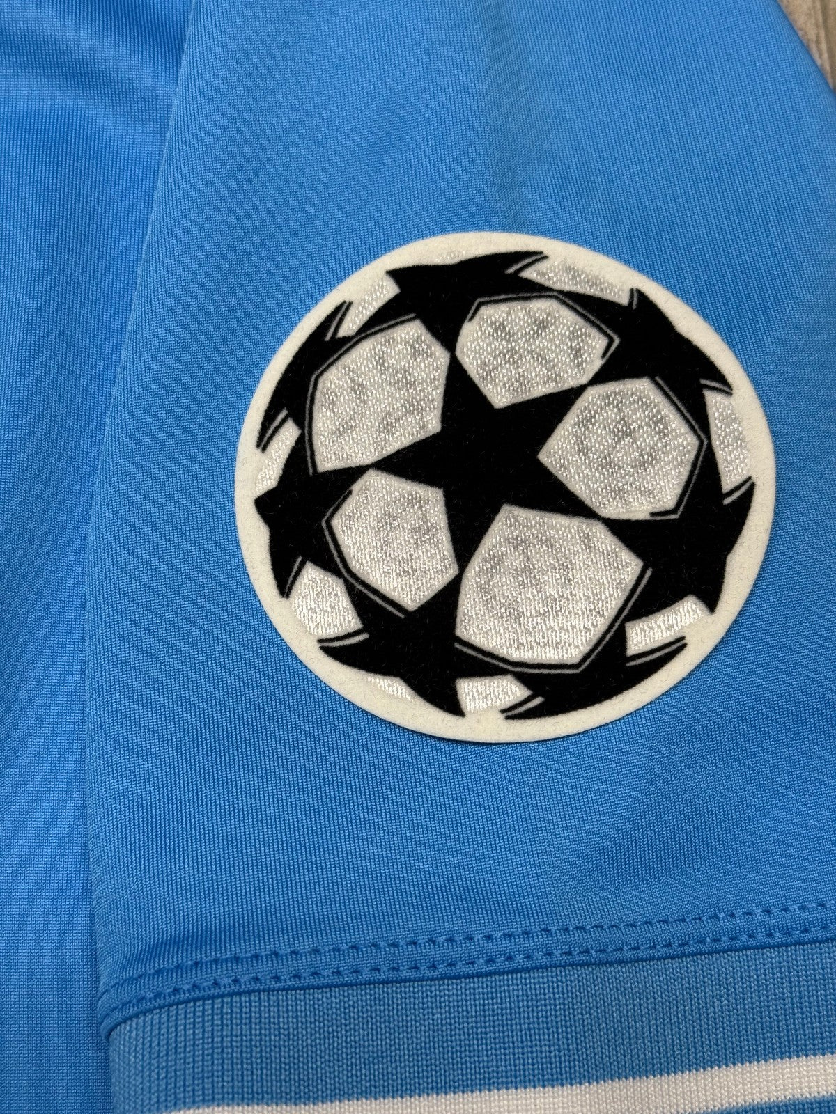 maglia calcio vintage Napoli CAVANI UEFA Champions 2011 2012 shirt Macron M Lete