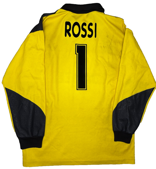 maglia calcio vintage AC Milan SEBASTIANO ROSSI Lotto 1995-96 OPEL  XL portiere