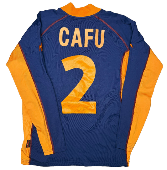 maglia calcio vintage AS Roma CAFU scudetto 2001 2002 INA ASSITALIA L KAPPA