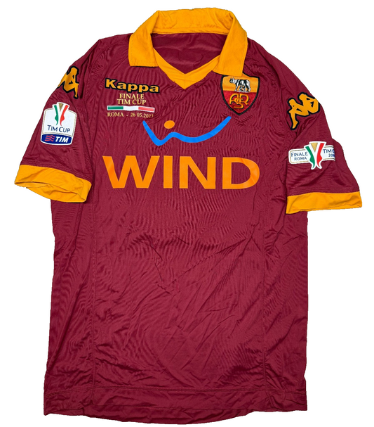 maglia calcio AS Roma vintage Totti Finale TIM CUP 26 Maggio 2013 Wind Home M